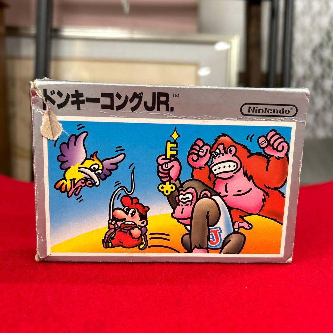 ファミコン　ドンキーコングJR HVC-JR 銀箱　ソフト　取説