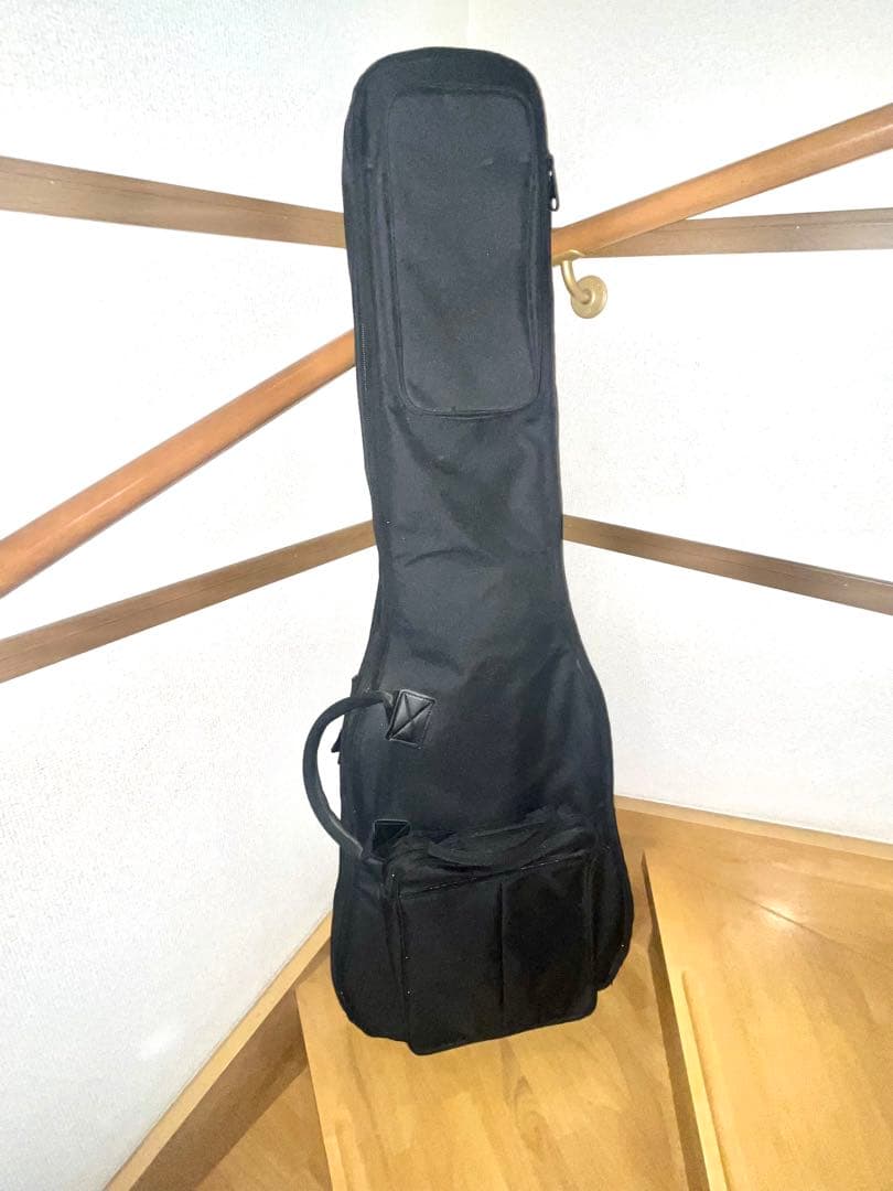 BUSKER’S エレキベース 4弦 ブルー 初心者セット ケース付き 入門