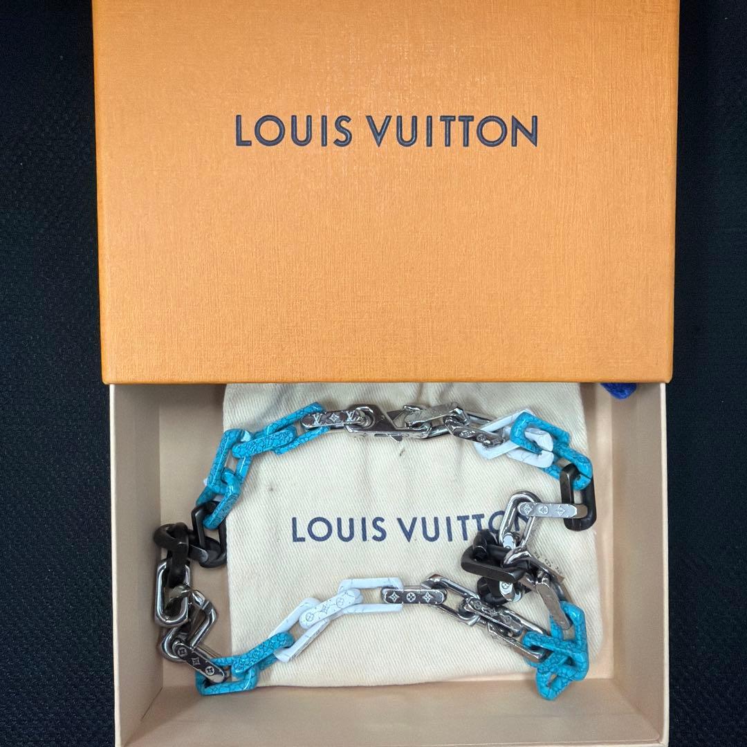LOUIS VUITTON モノグラム チェーン ストーン マルチカラー
