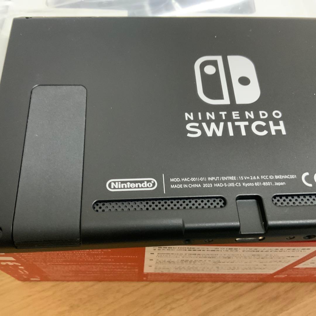【極美品】Nintendo Switch 本体 グレー バッテリー強化版