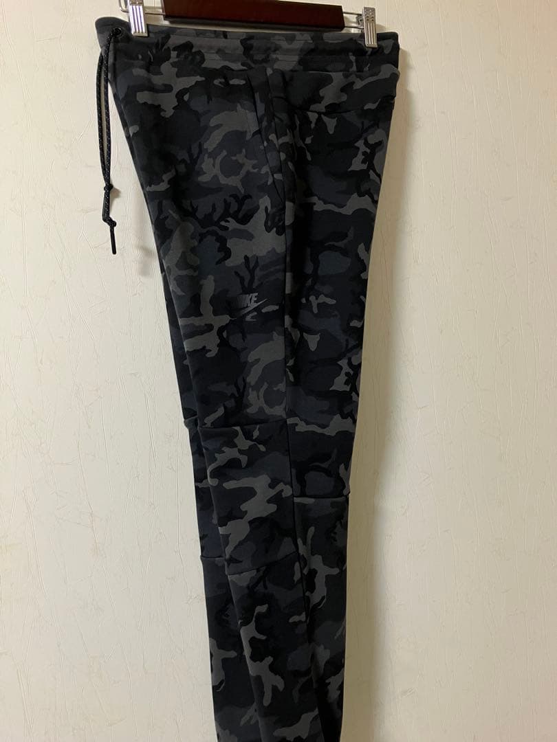 【未使用】初期赤タグ ナイキテックフリースパンツ カモフラ メンズS