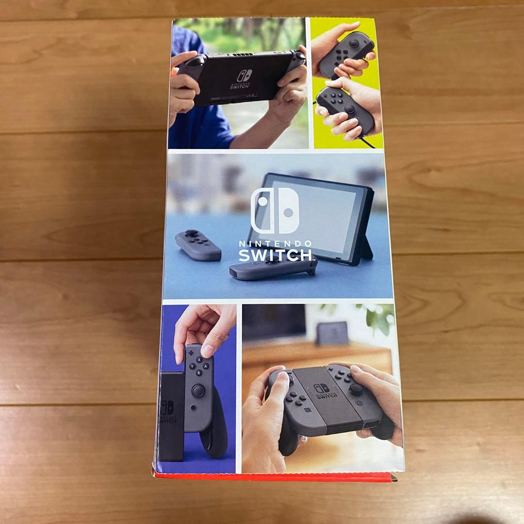 Nintendo Switch 本体 グレー ジョイコン 充電グリップ付