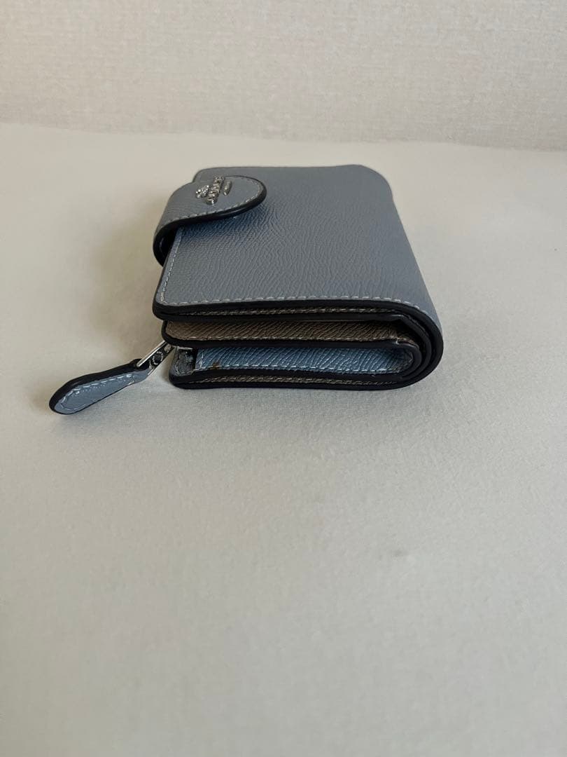 COACH 二つ折り財布 ブルー