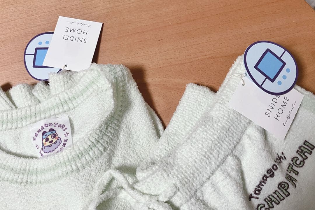 スナイデルホーム たまごっち プルオーバー＆ショートパンツ セット くちぱっち