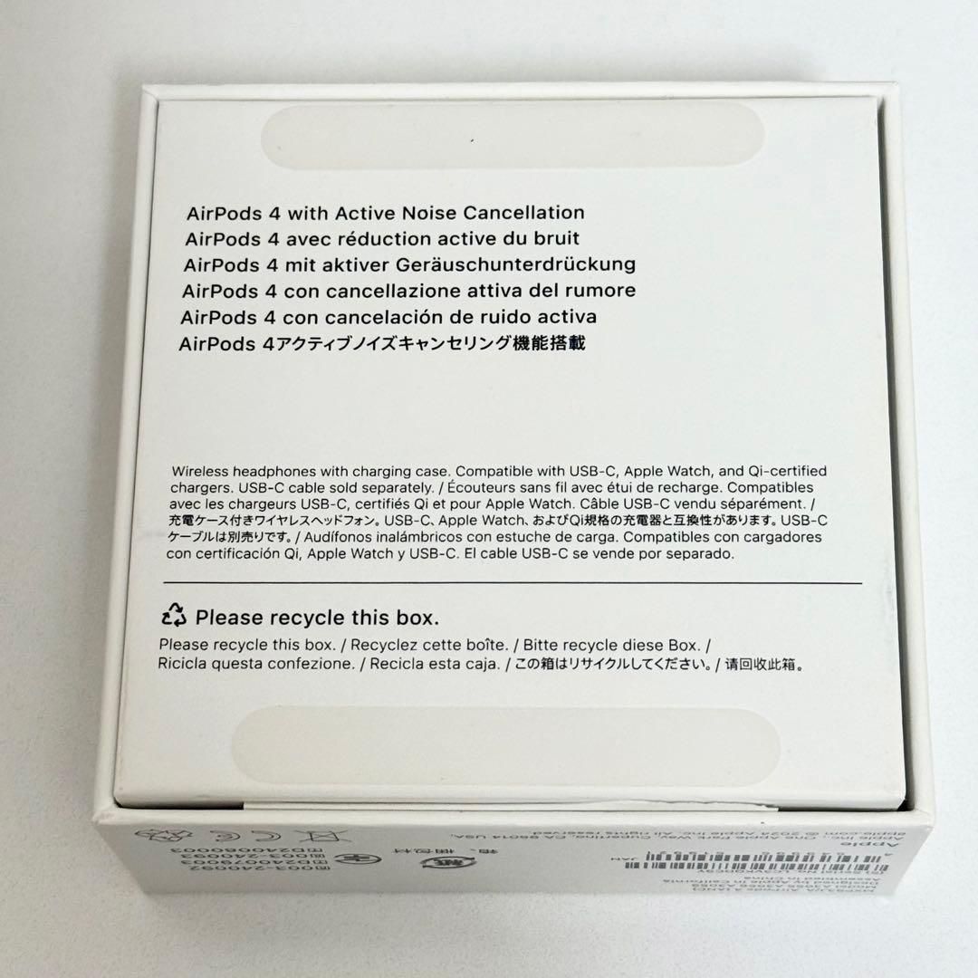 AirPods 4 左耳のみ ノイズキャンセリングあり
