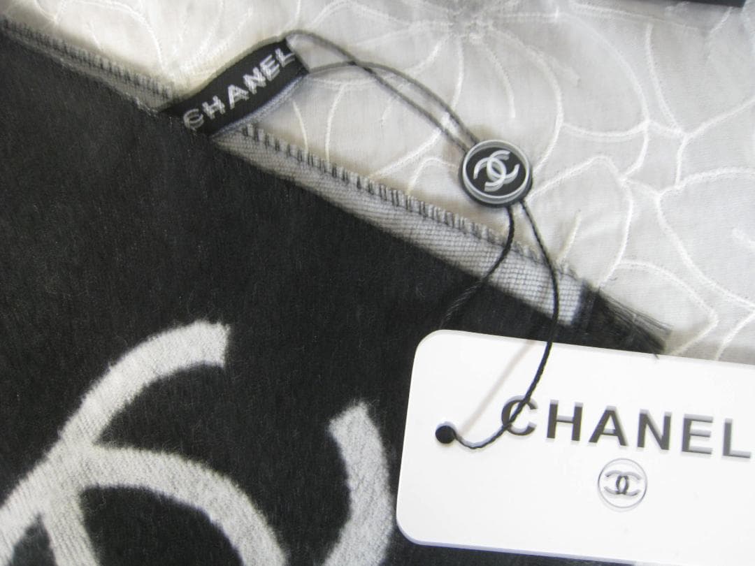 CHANEL シャネル　ノベルティ　COCOマ―ク　スト－ル　マフラー