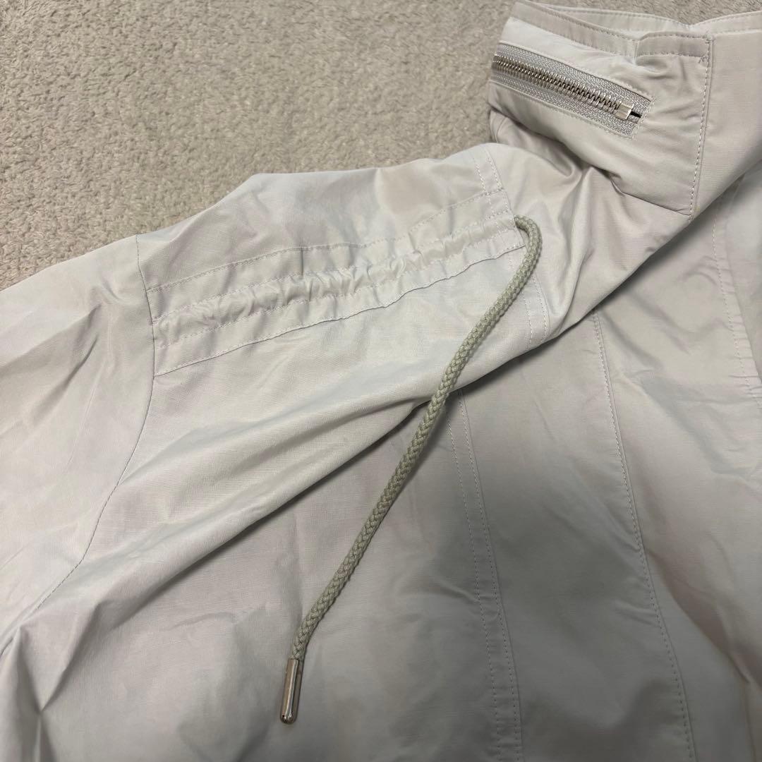 theory luxe ロングコート 薄手 スプリングコート グレー 38