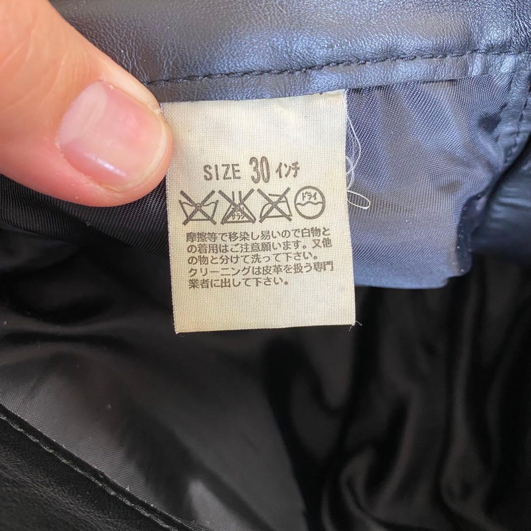 00s Levi's 505 ホースハイド レザーパンツ W30
