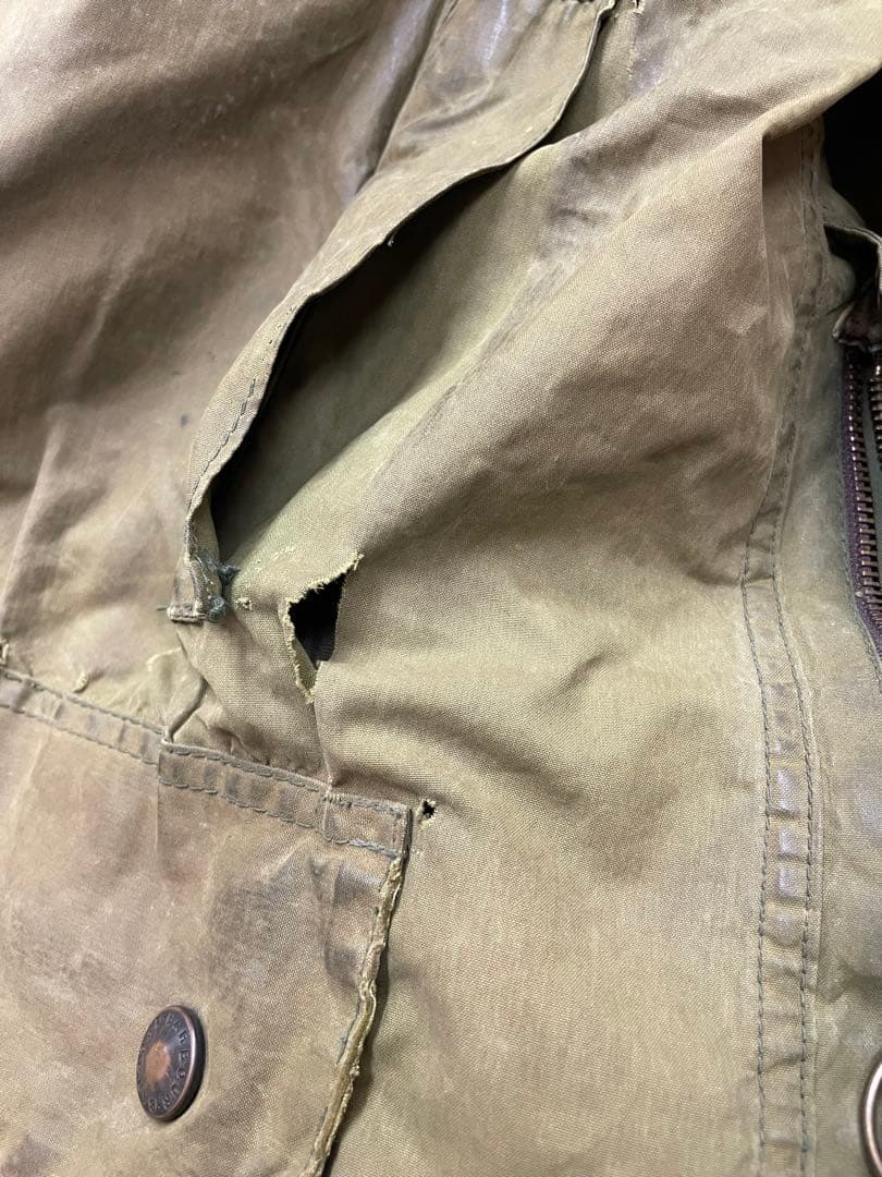 M*i様 Barbour BEAUFORT ハブアー ビンテージジャケット イン