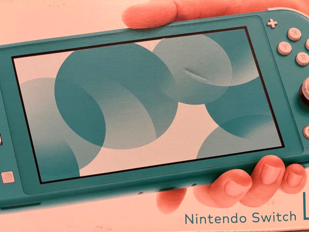 Nintendo Switch Lite ターコイズ本体　外箱　充電器付き