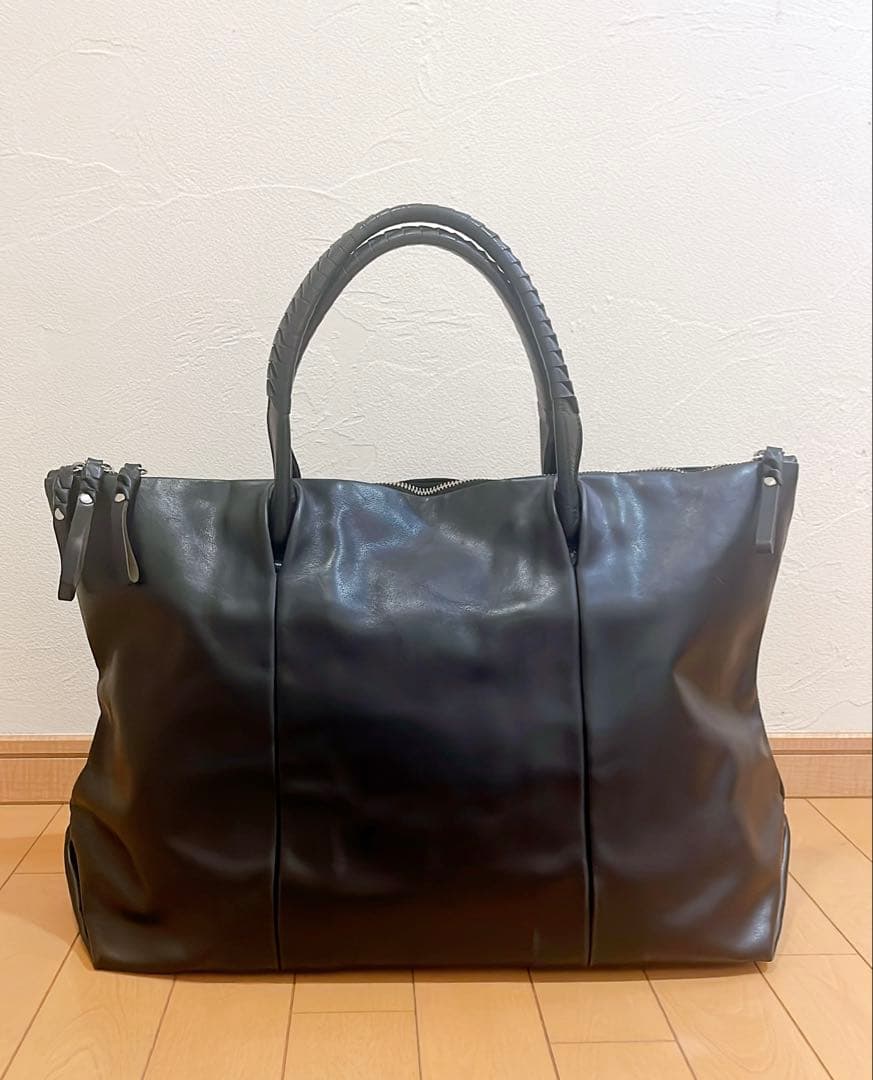 cornelian taurus コーネリアンタウラス レザーボストンバッグ黒