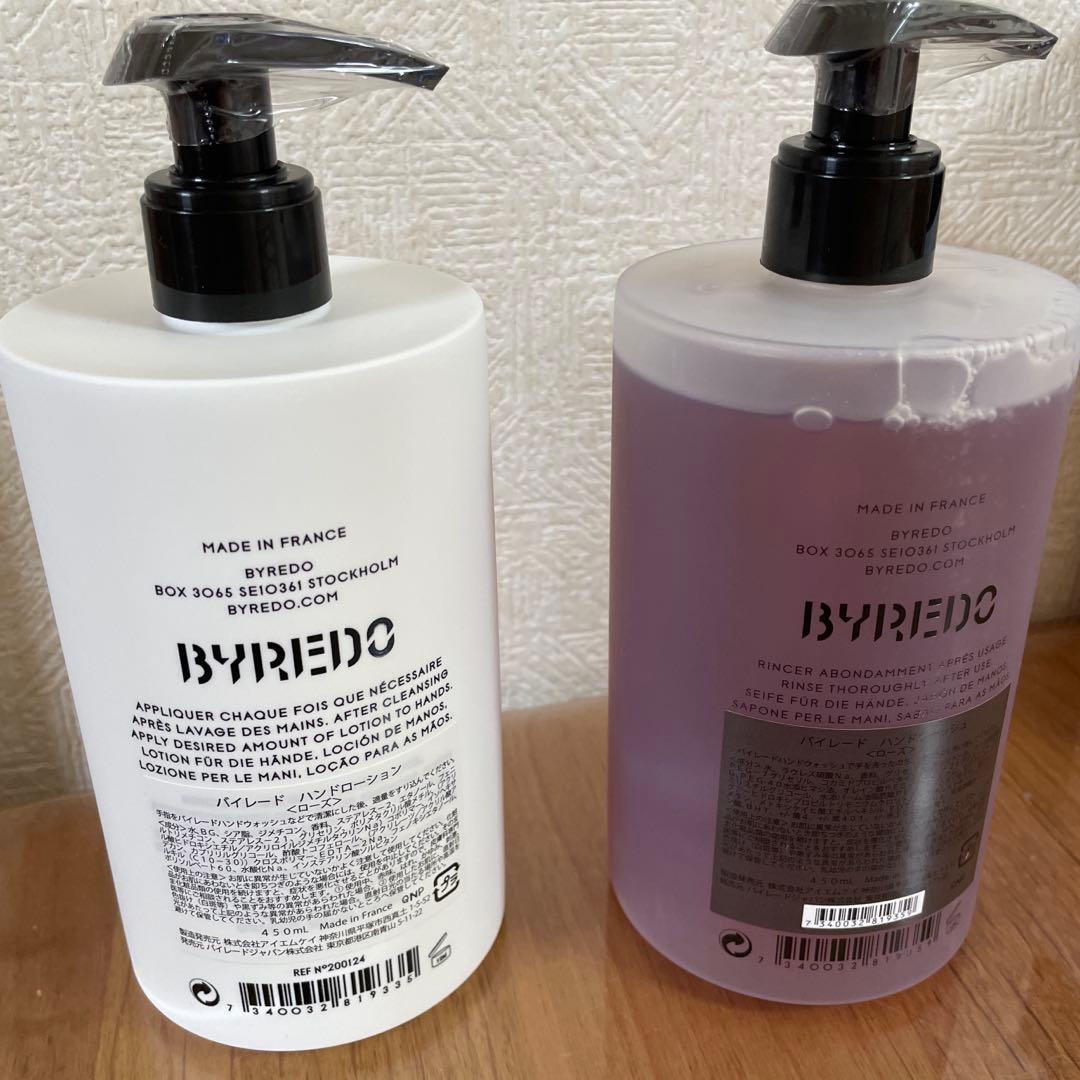 BYREDO バイレード　ハンドローション＋ハンドウォッシュ（ROSE）