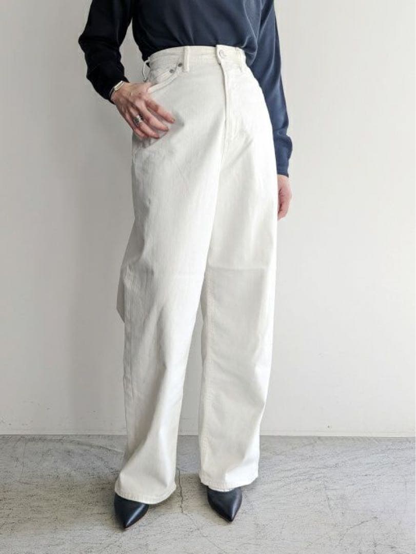 IENA YANUK ヤヌーク　JOAN ルーズストレートデニム　23 美品