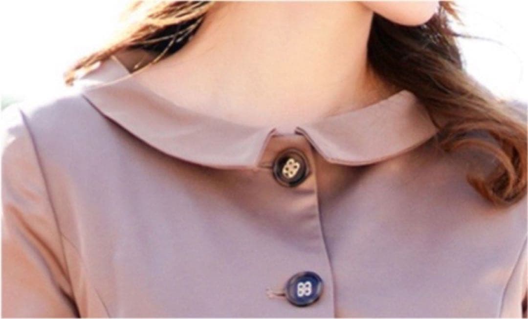 ☆残り2点！ トレンチコート チュール 韓国 体型カバー 春 ワンピース 春服