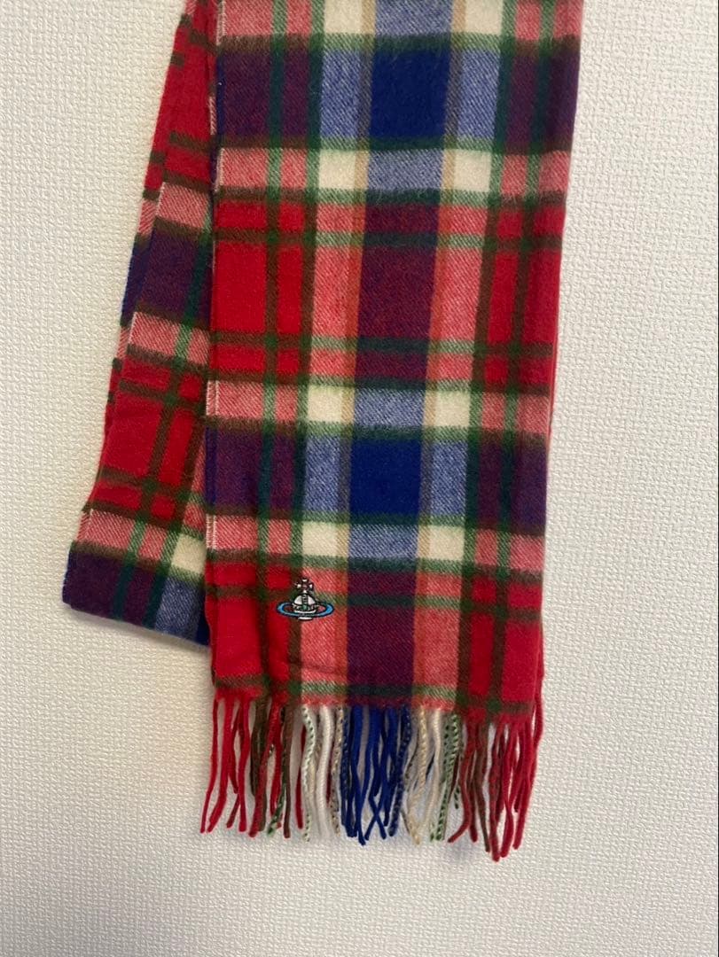 Vivienne Westwood チェックマフラー Tサイズ