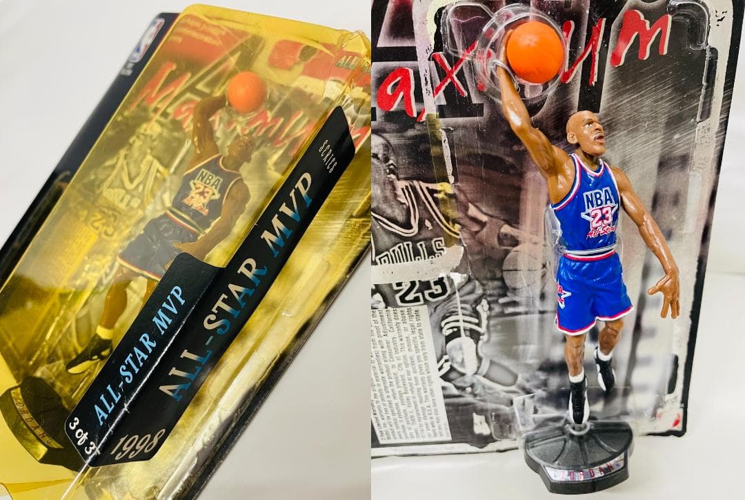 ◆NBA Michael Jordan コートコレクション７体セット 08226