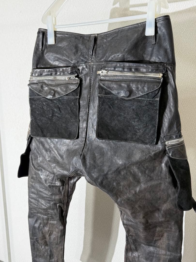 incarnation インカネーション 22aw レザーカーゴパンツ