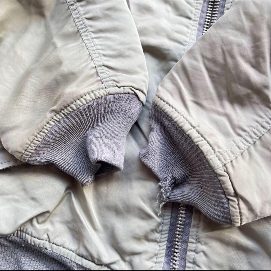 や*い様 alpha industries MA-1 フライトジャケット グレー