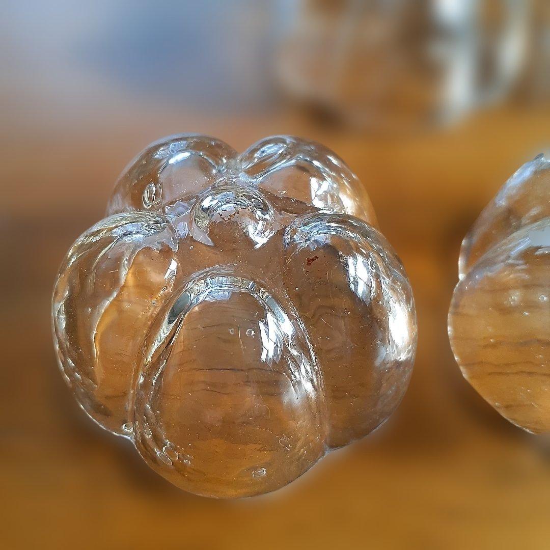 ゼリー型　ペロペロ　アンティーク硝子　レトロ雑貨　大正ロマン　とろとろガラス