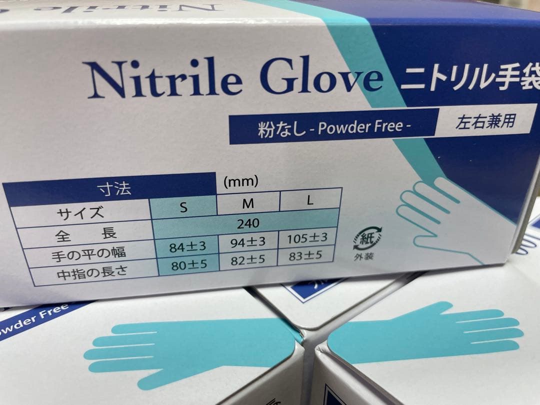 モ*リ様 【訳あり】ニトリル手袋 Sサイズ 3,000枚 オークション