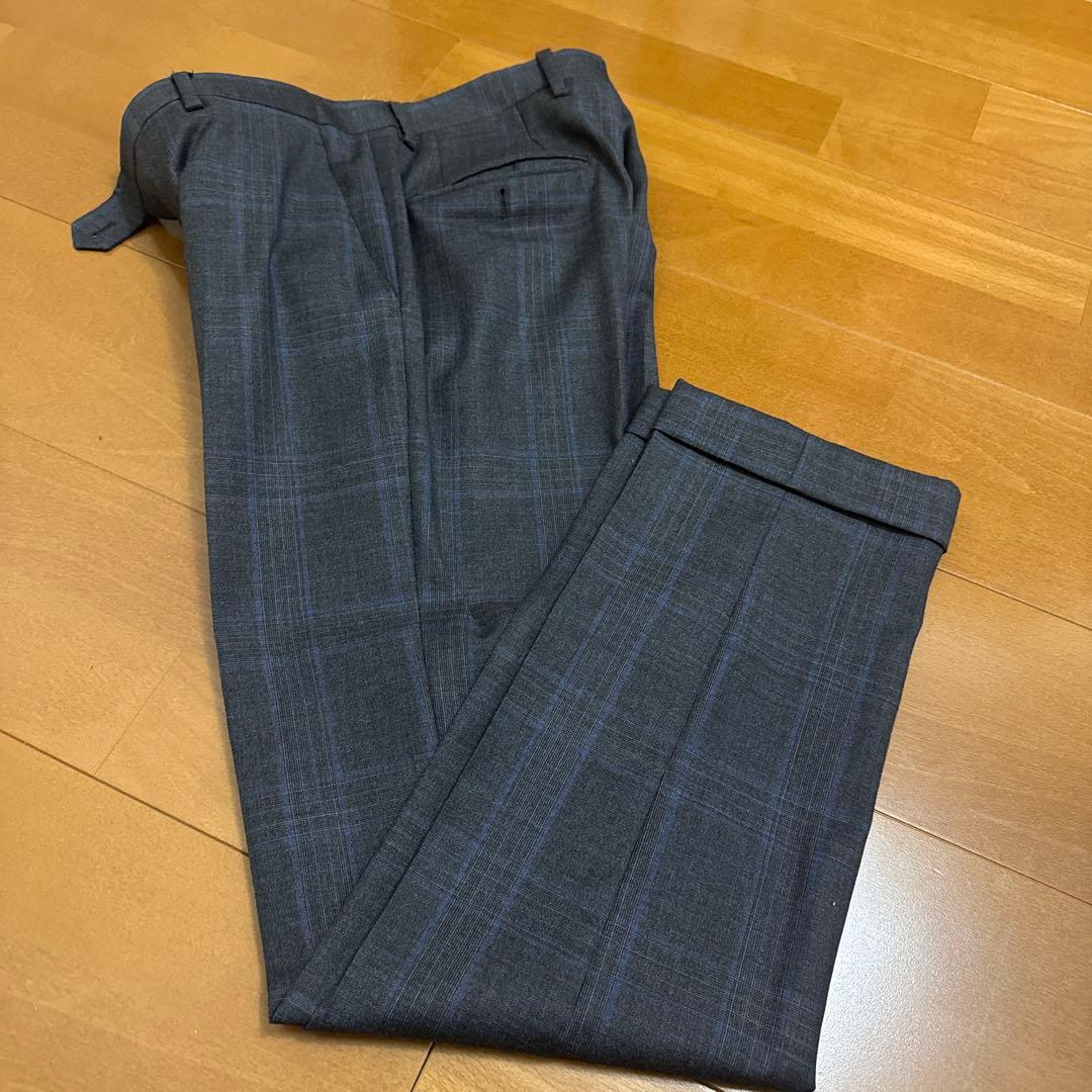 Marnist　LARDINI 44グレー チェック柄 3ピース