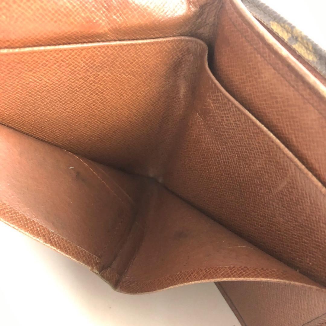 LOUIS VUITTON ルイヴィトン 三つ折り財布 Wホック モノグラム