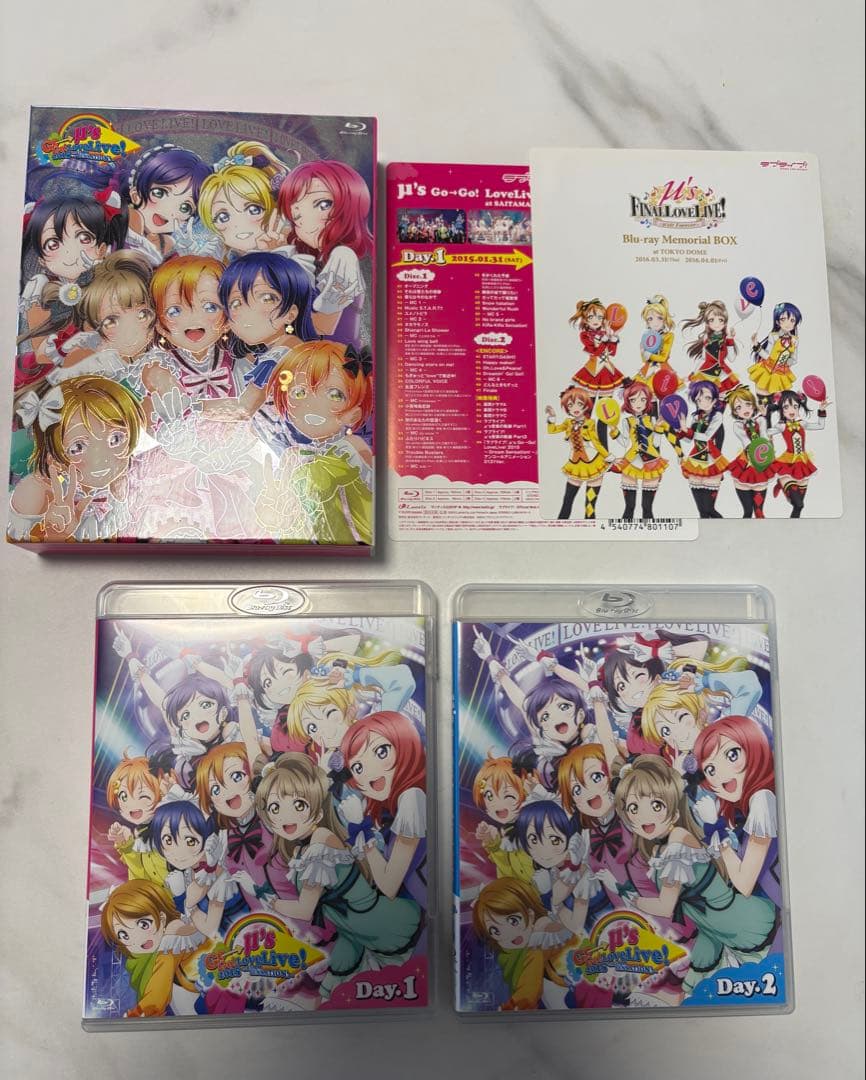 【美品】ラブライブ μ's ライブ BD アニメ特装版　計7本セット