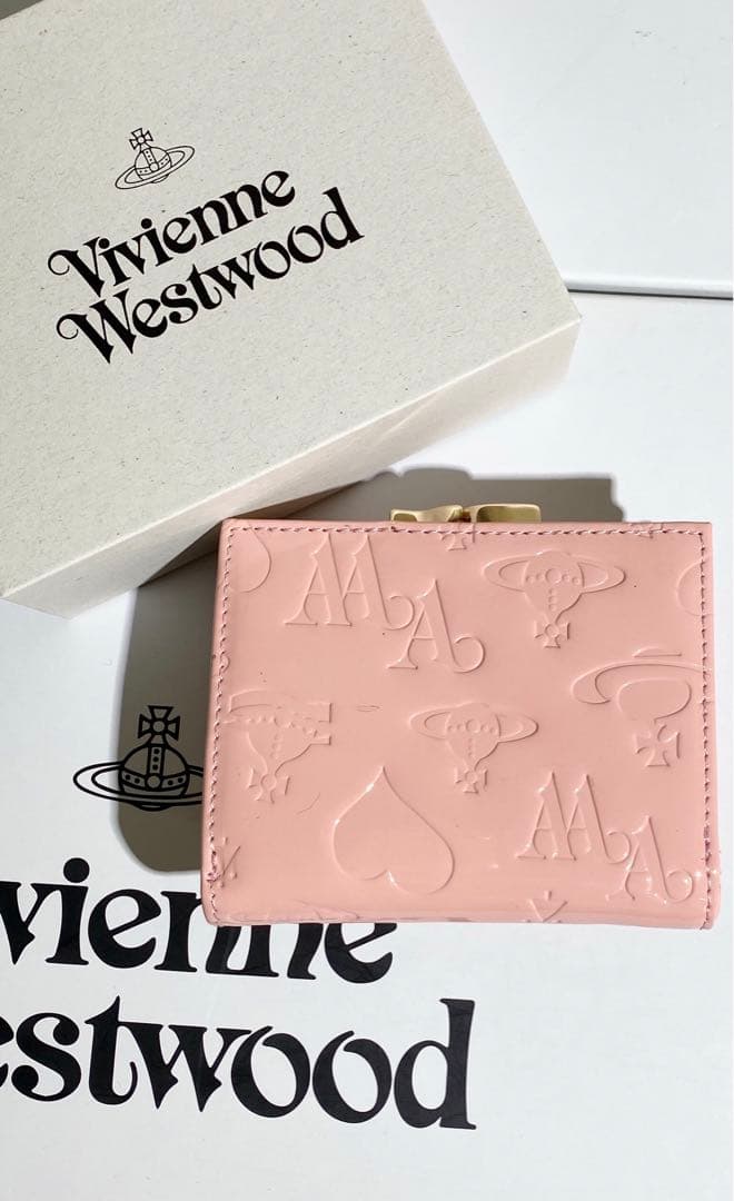 可愛いピンク色三つ折り財布51150004