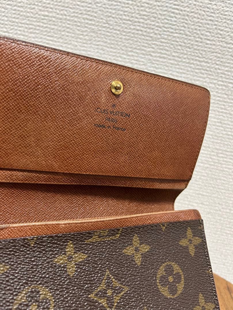 LOUIS VUITTON ポルト・モネ・ビエ　トレゾール　L字ファスナー