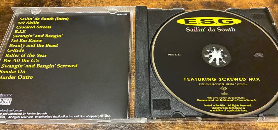 G-RAP/E.S.G./sailin’da south