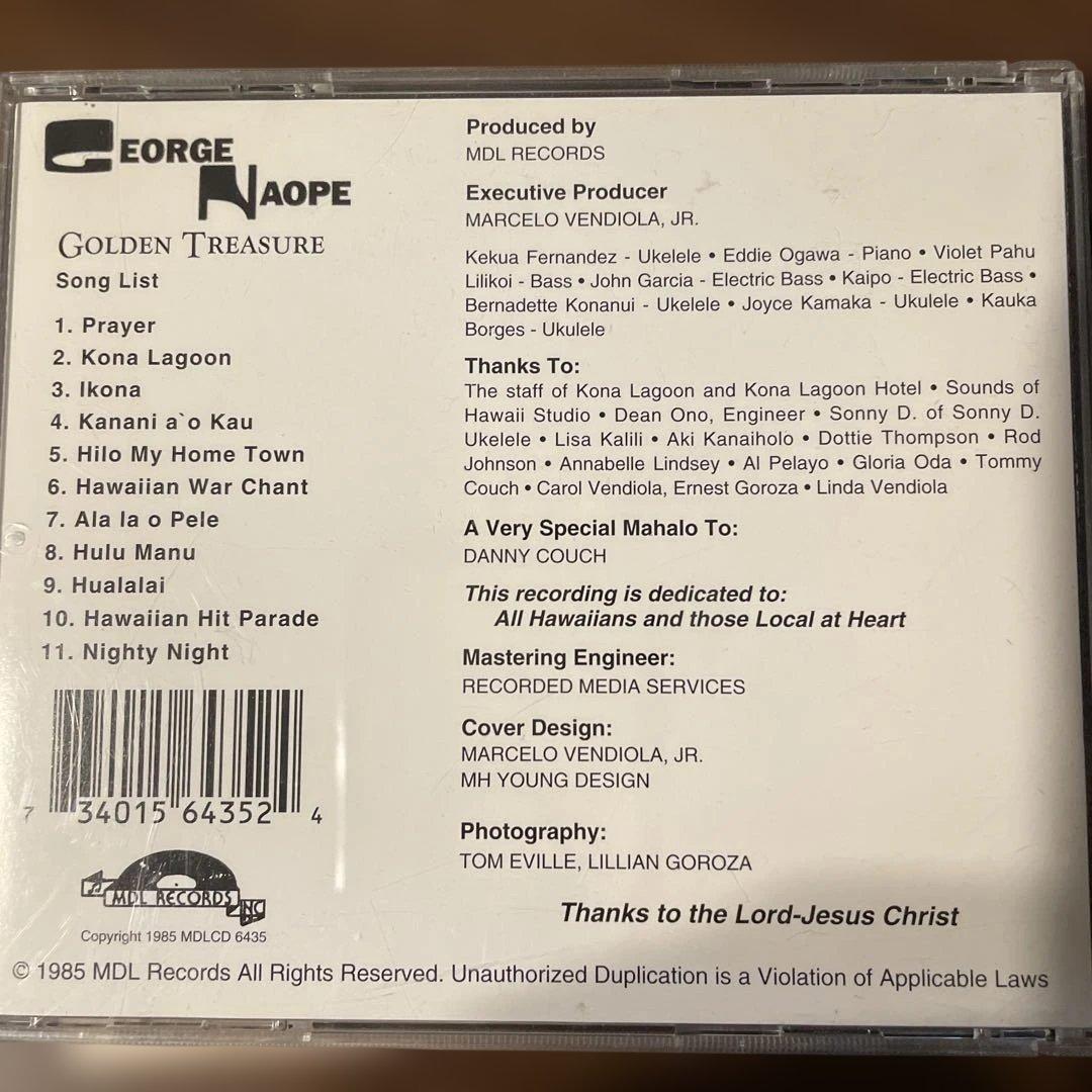 洋楽 AOR CD Hawaii e Naope Golden Treas