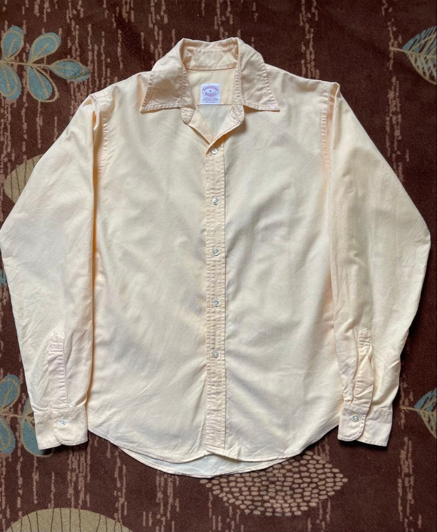 美品【Brooks Brothers】70〜80s BDシャツ 6ボタン　USA