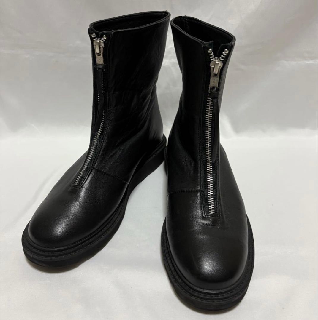 ※美品 CAMINANDO カミナンド フロントジップ ショートブー 24.5c