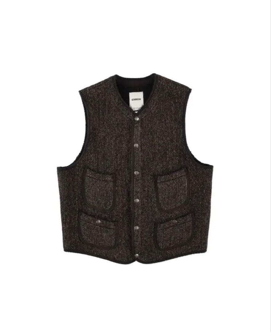 新品未使用BOW WOW バウワウ B CLOTH VEST AGED 25AW