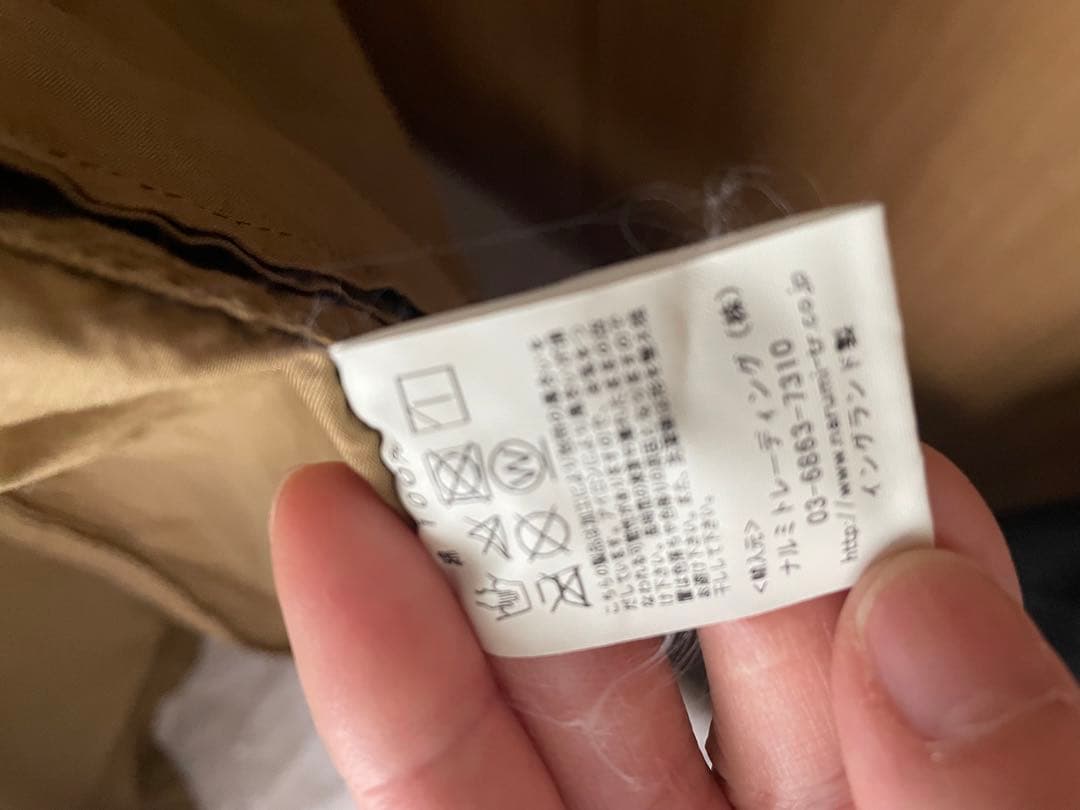 HTSイエローベージュトレンチコート サイズ42