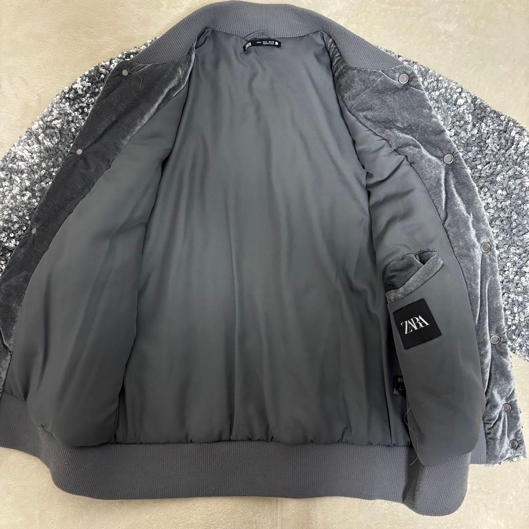 希少 ZARA 23AW LIMITED スパンコールジャケット Mサイズ