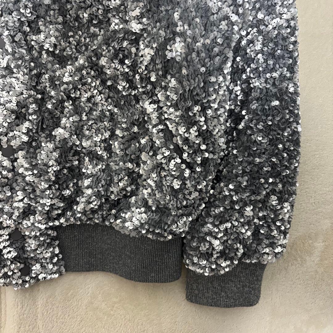 希少 ZARA 23AW LIMITED スパンコールジャケット Mサイズ
