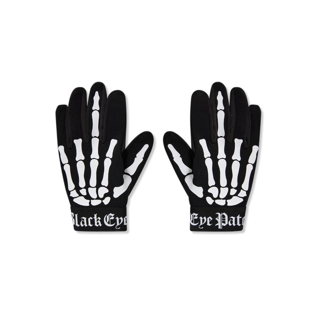 Black Eye Patch スケルトン手袋 ONE SIZE