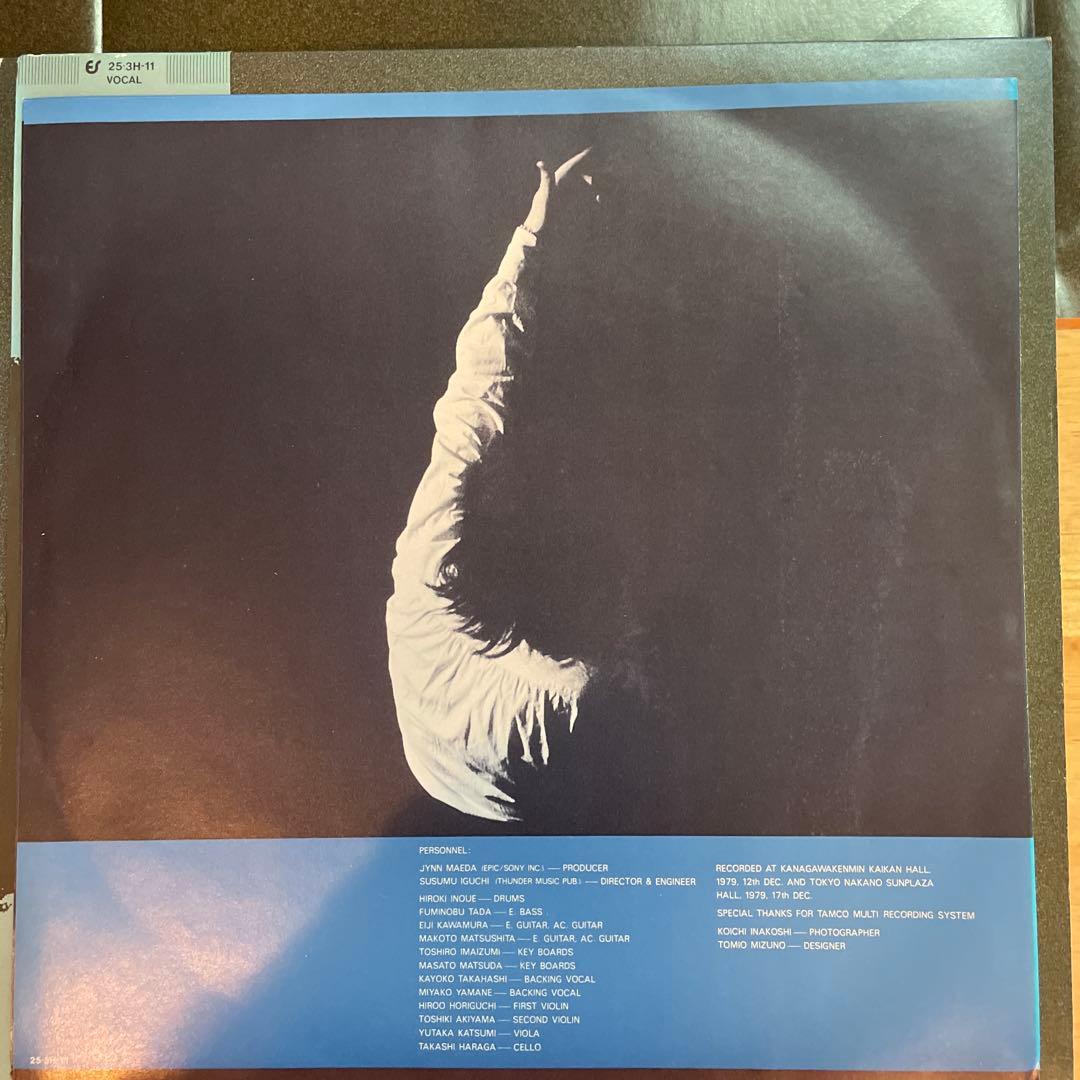 因幡晃 ファースト・ライブ LP 　見本盤　ポスター付き