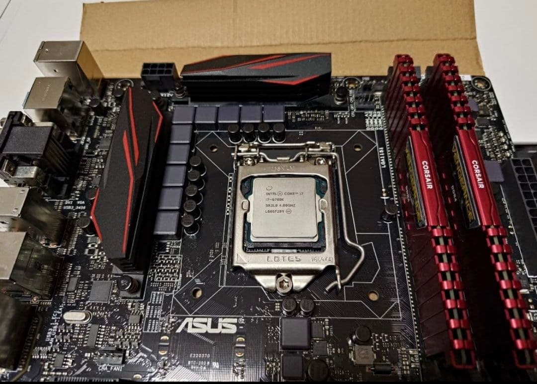 ASUS Z170 PRO GAMING CPU、メモリセット