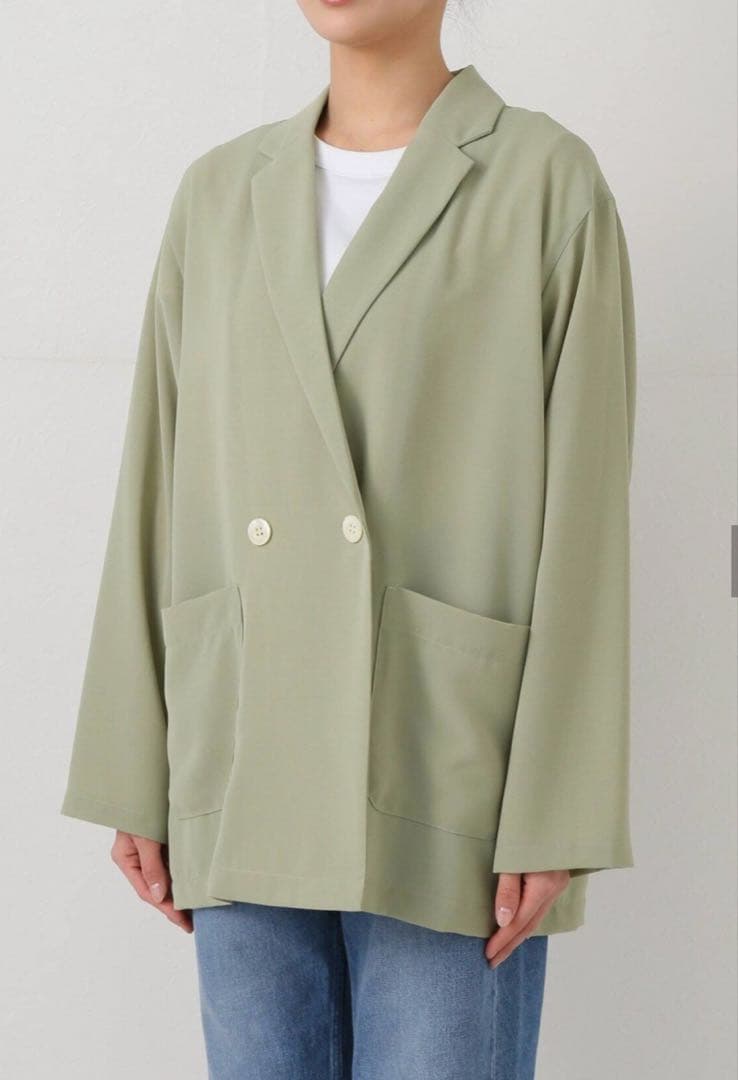 【タグ付美品】スローブイエナ　ジャケット　グリーン