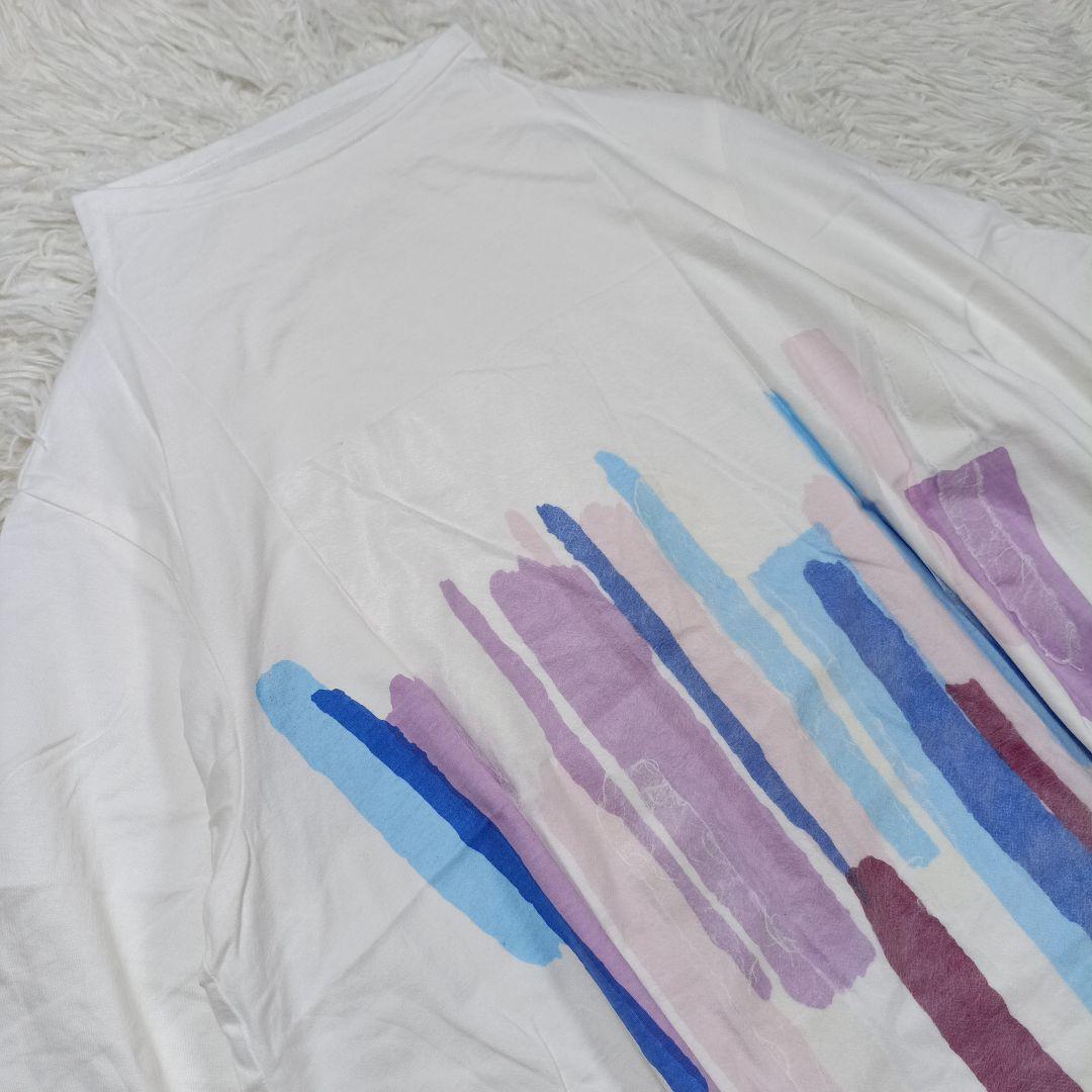 近年 美品✨慈雨　モックネック　変形ヘムカットソー　40