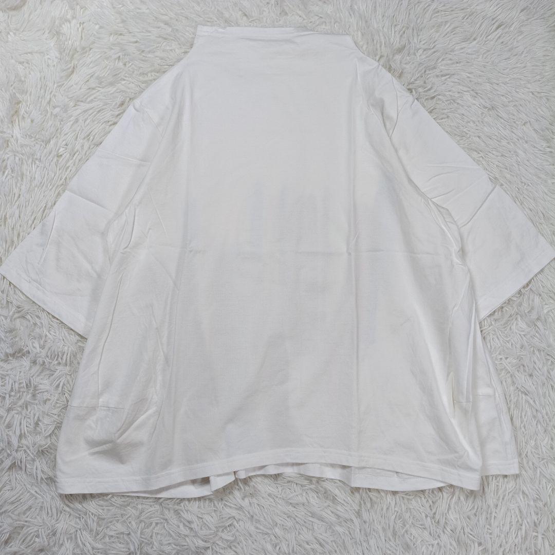 近年 美品✨慈雨　モックネック　変形ヘムカットソー　40