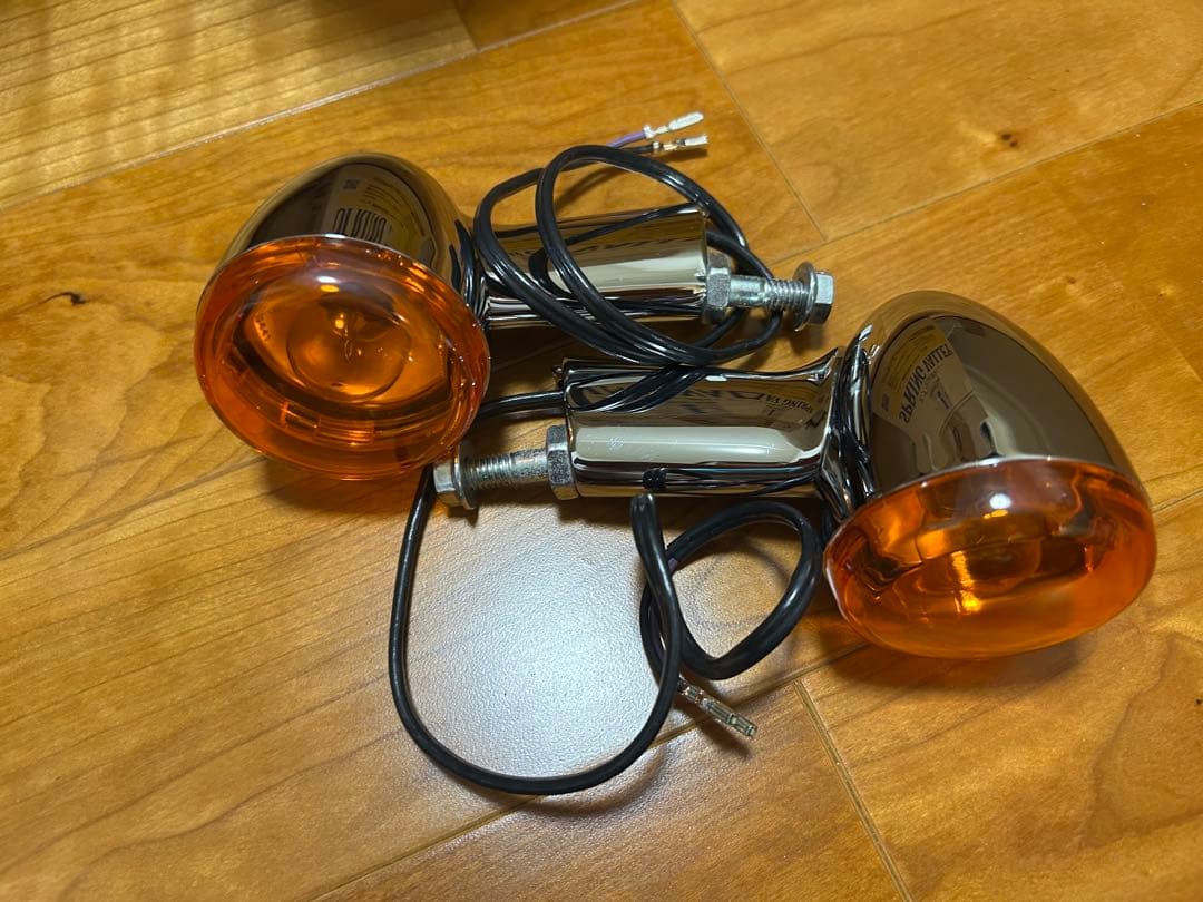 美品 ハーレー スポーツスター 純正ウインカーセット フロント