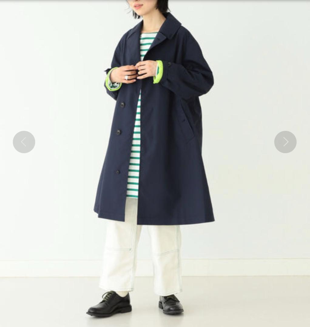 【ほぼ新品】WMサイズ ビームスボーイ パープルレーベル ナナミカ ステンカラー