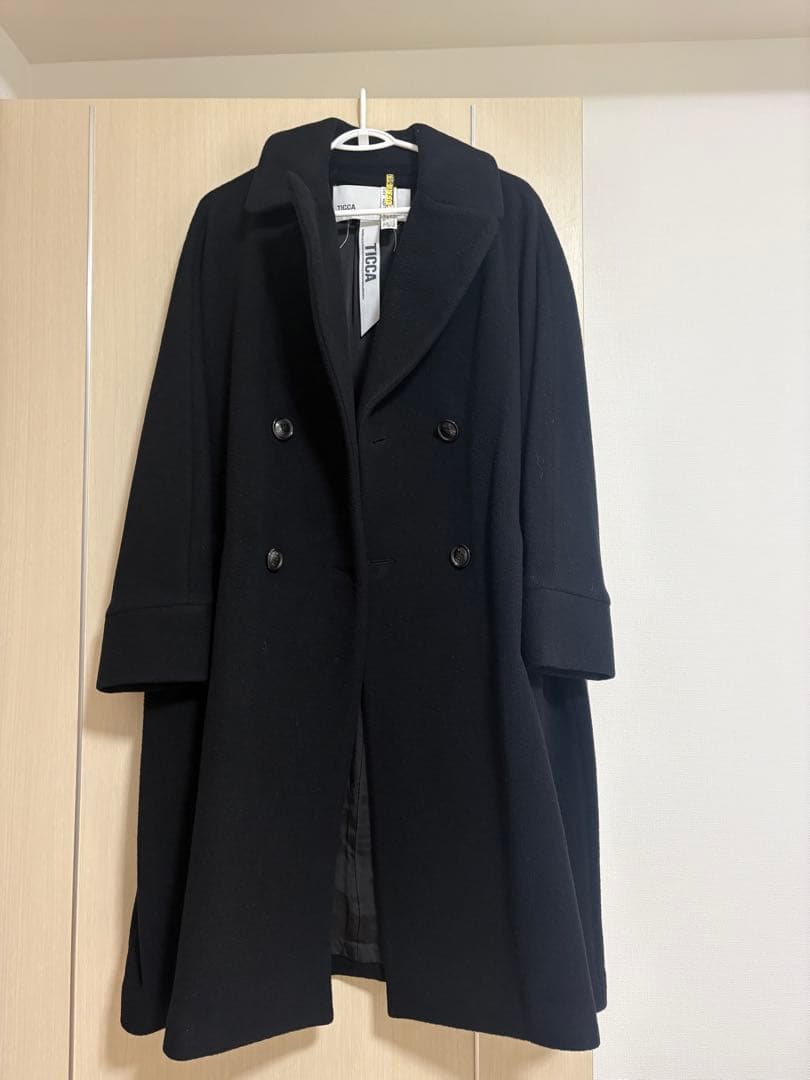 TICCA ウール100%ロングコート　ウォータープルーフ　日本製