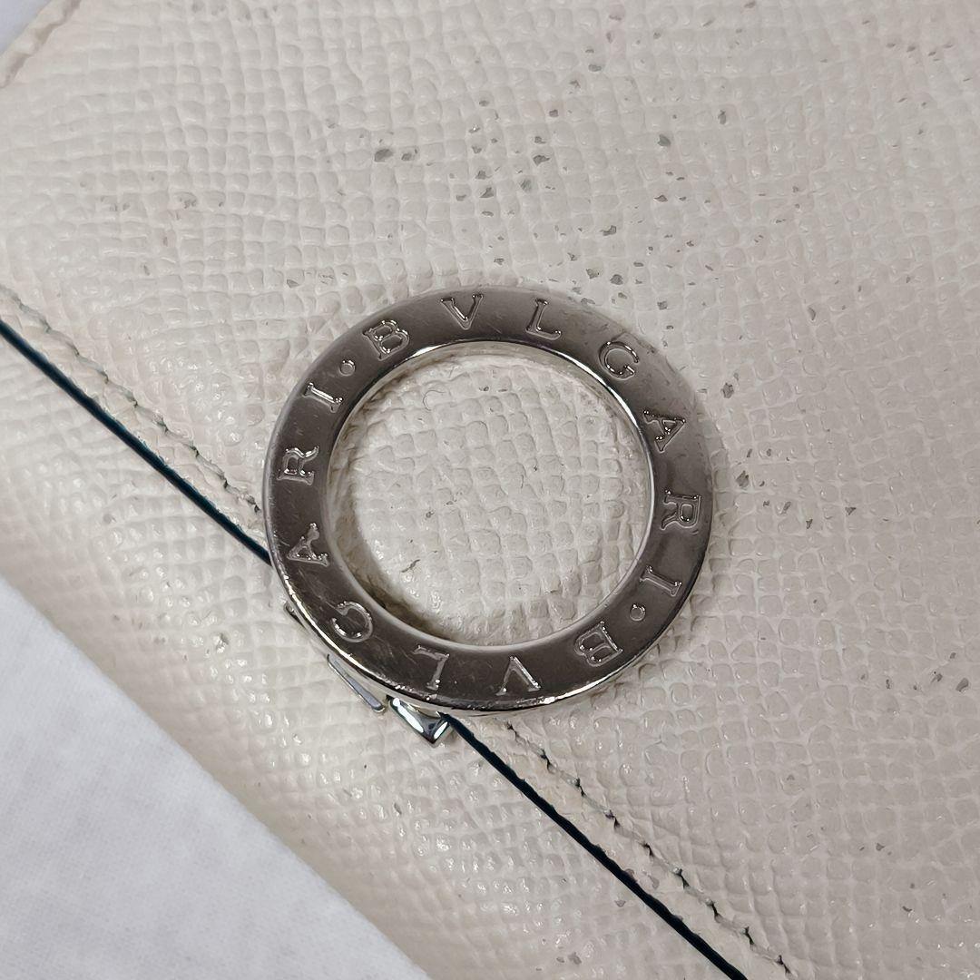 BVLGARI　ブルガリ　フルレザー　コンパクトウォレット　折り財布