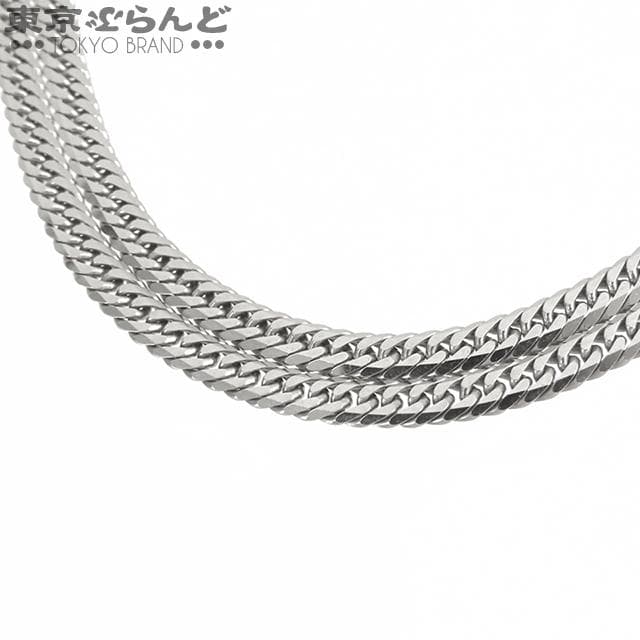 pt850 プラチナ 喜平 ネックレス 6面W 20.5g 50cm