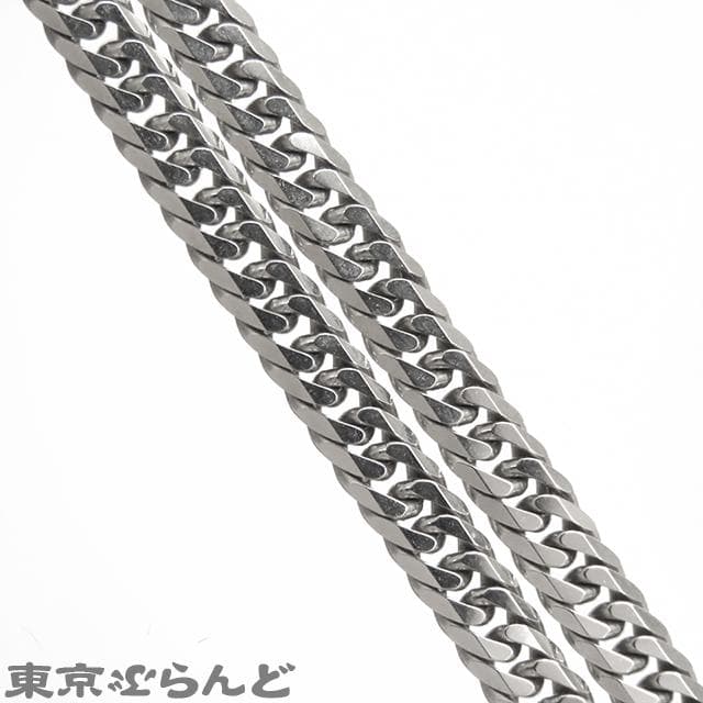 pt850 プラチナ 喜平 ネックレス 6面W 20.5g 50cm