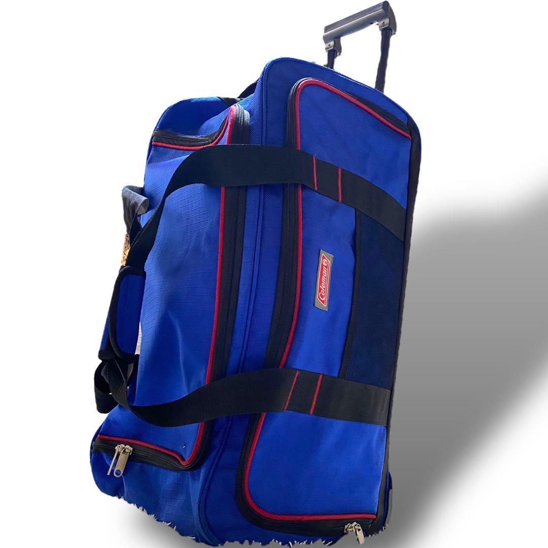 コールマン キャリーバッグ ボストン 70L 合宿　旅行 ブルー 青